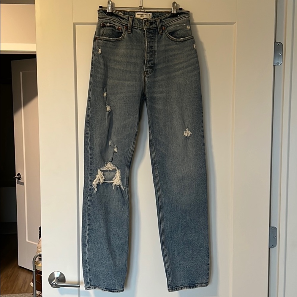 A&F The Dad High Rise Jeans (Long)